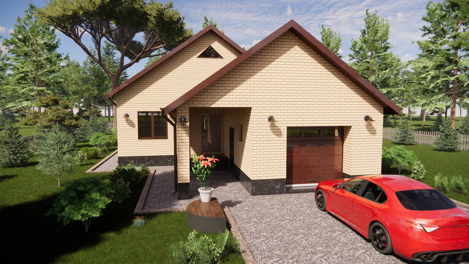 Проект дома S=140 м.кв. смотреть онлайн