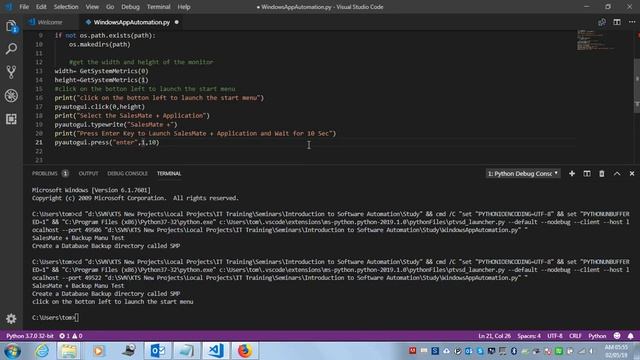 Automating Software Application Tasks using Python смотреть онлайн