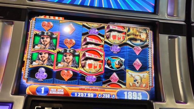 MAJOR PROGRESSIVE AWARDED on PIRATE SHIP! CHASING the SHIP part 2 смотреть онлайн