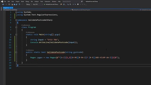 How to Validate a Postcode Using C# смотреть онлайн