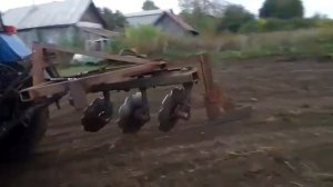 Дисковый поворотный плуг