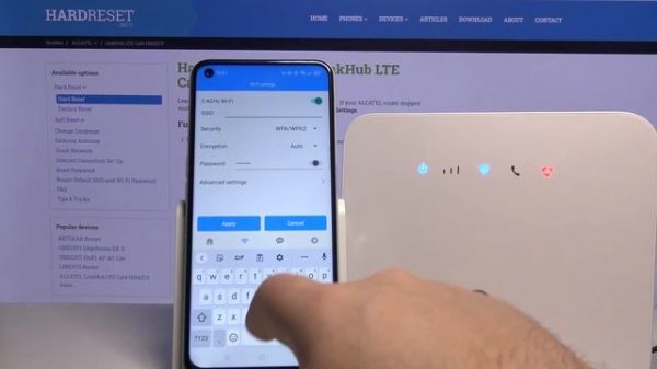 How to Change Wi-Fi Name on Alcatel LinkHub LTE Cat4 HH42CV – Quick SSID Change