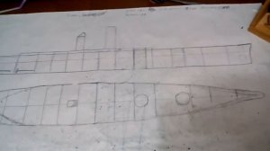 Чертеж линкора „Dunkerque» из пластилина .(часть 1)