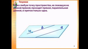 Параллельность прямых в пространстве. 10 класс. Погорелов А. В.