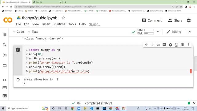 Numpy tutorial||Basics of numpy|| смотреть онлайн