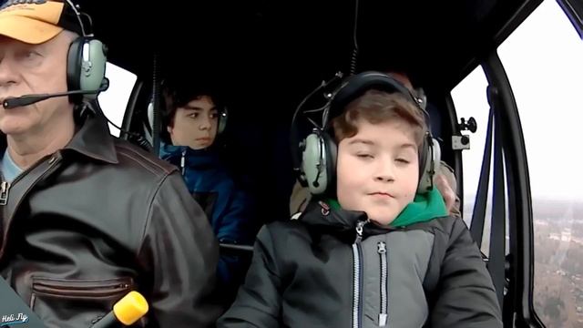 Полёт на верталете. Мечта детства. Подарок отцу на ДР. смотреть онлайн