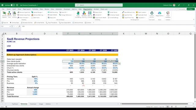 Top 4 SaaS Business Models Explained: Revenue Projections in Excel смотреть онлайн