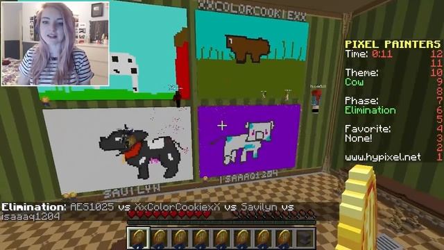 Kawaii Nyan Potato | Pixel Painters | Minecraft Art Minigame смотреть онлайн