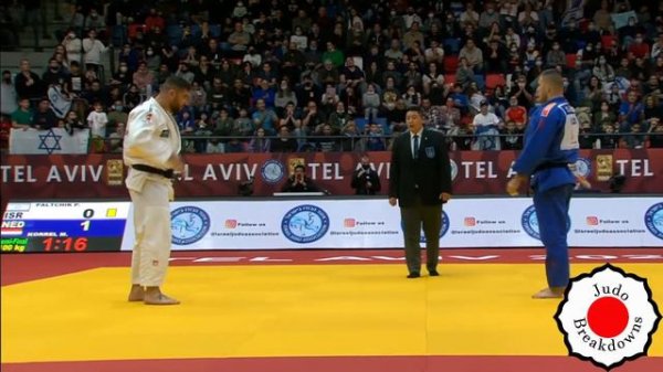 Judo Mens - Peter Paltchik vs. Michael Korrel - U100 Grand Slam Tel Aviv 2022