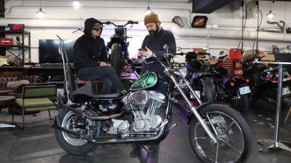 Chopper sportster 883 !!