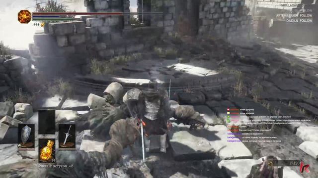 Dark Souls III ч.12 Чемпион Гундир и Безымянный король смотреть онлайн