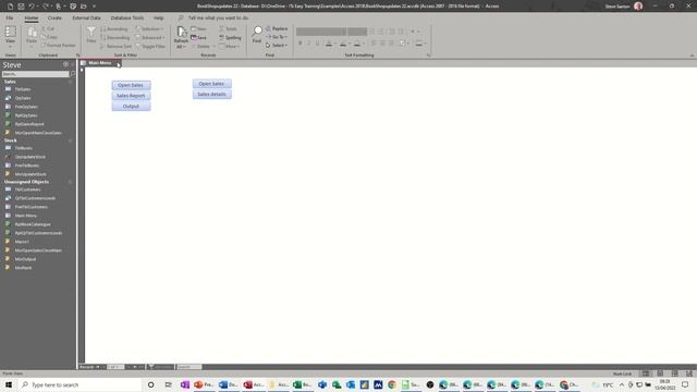 Automatically open a form in Microsoft Access смотреть онлайн