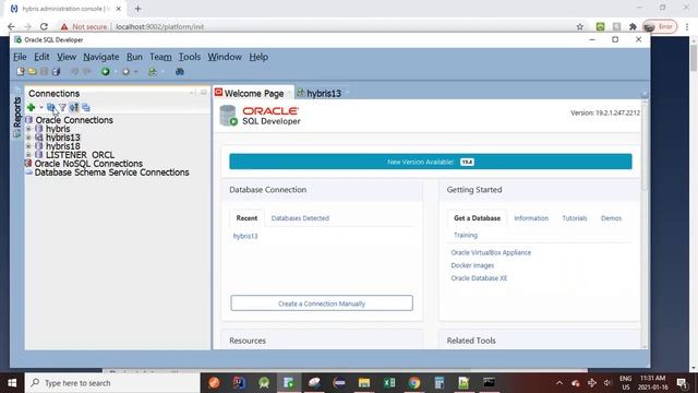 Connecting SAP Hybris with Oracle SQL Developer смотреть онлайн