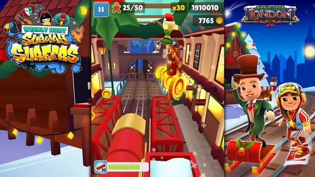 ? Subway Surfers Weekly Hunt - Collecting Delicious Cookies in London (Week 3) смотреть онлайн