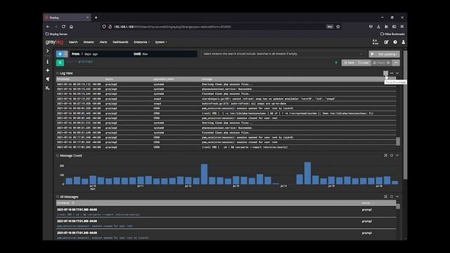 Graylog Logview смотреть онлайн