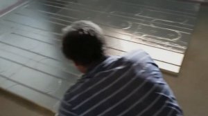 Монтаж фольгированной системы тёплого пола