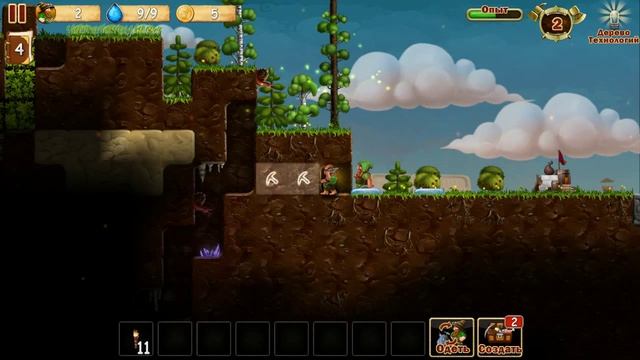 Craft The World - Первый опыт (Часть #1) смотреть онлайн