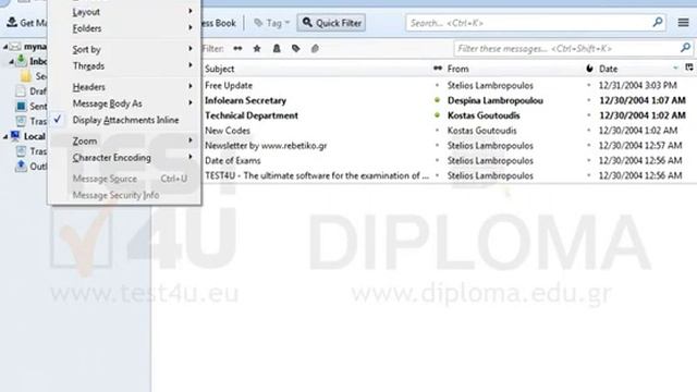 Display the Menu bar. смотреть онлайн