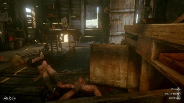 They tied three Damsels in Distress, Kidnappers set the house on fire!!! RED DEAD ONLINE смотреть онлайн