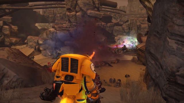 Imperial Fists Terminator vs Orks Invasion - Warhammer 40K: Space Marine, Augmented Mod смотреть онлайн