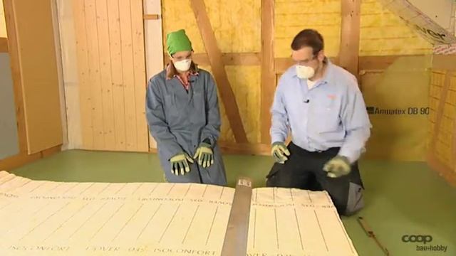Coop Bau+Hobby Tutorial: Steildachdämmung
