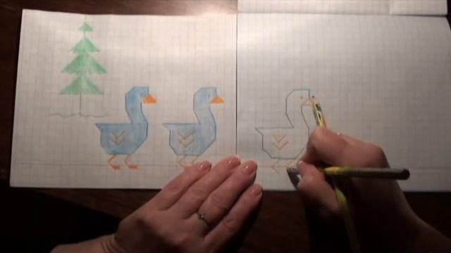 РИСУЕМ ПО КЛЕТКАМ ГУСАКИ Серия Логопедия с улыбкой 2010 год смотреть онлайн