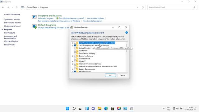 How To Install .Net Framework 3.5 Windows 11