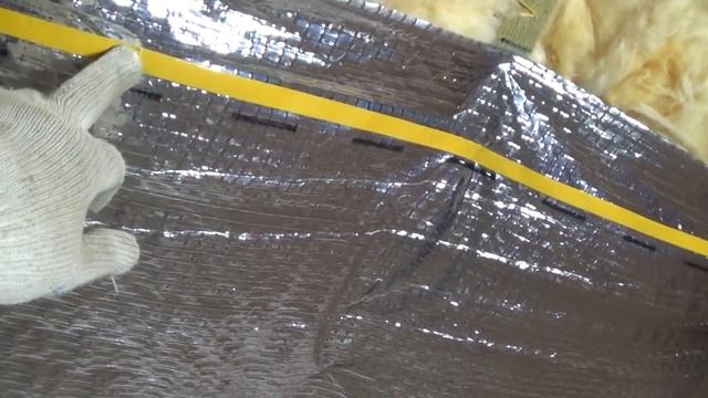 ПАРОИЗОЛЯЦИЯ ПОТОЛКА МАНСАРДЫ своими руками!!! смотреть онлайн