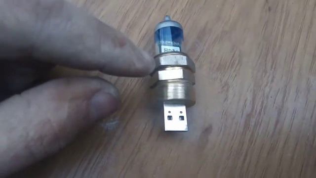 Корпус для флешки из лампы. смотреть онлайн