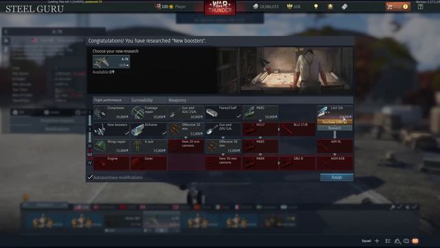 STOCK A-7K Corsair PAINFUL GRIND Experience in War Thunder !!!! смотреть онлайн