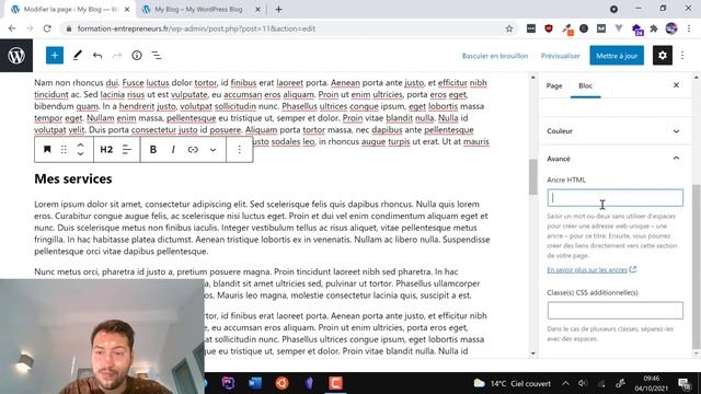 Créer un Menu sur UNE Page WordPress смотреть онлайн
