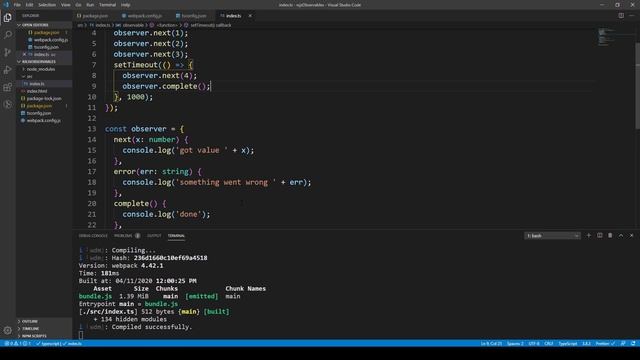 RxJS - Beginners guide to Observables and RxJS Setup смотреть онлайн