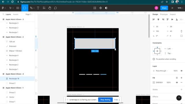 Learn to create Apple watch UI design - figma || Hindi tutorial смотреть онлайн