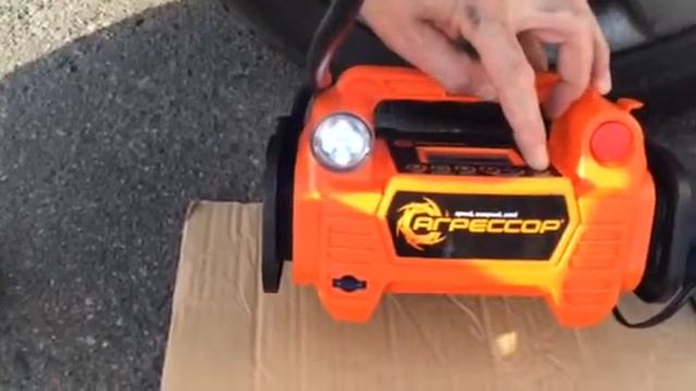 Автомобильный компрессор Агрессор AGR-40 Digital смотреть онлайн