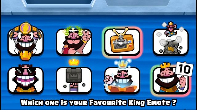 All 23 King Emotes in Clash Royale | King Emotes ASMR смотреть онлайн
