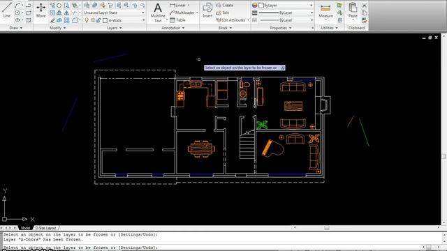 Autocad Managing object properties- Layers2.mp4 смотреть онлайн