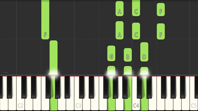 The Beatles - Let It Be - Piano Tutorial (Chords) смотреть онлайн