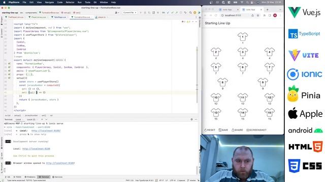 Sports Team Line Up - Mobile App Developement - Part 4 смотреть онлайн