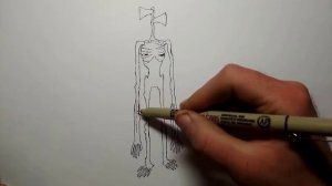 Как легко и быстро нарисовать сиреноголового дома | How to draw a Siren head quickly and easily liv