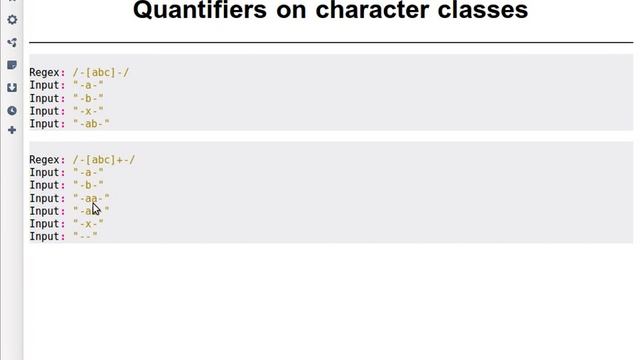 Beginner Perl Maven tutorial: 8.12 - Quantifiers on character classes смотреть онлайн