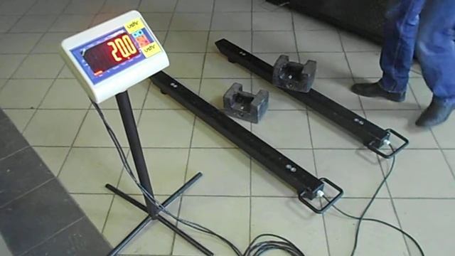 Весы баллочные (стержневые) НПВ 1000кг Завод-ЮСТИР смотреть онлайн