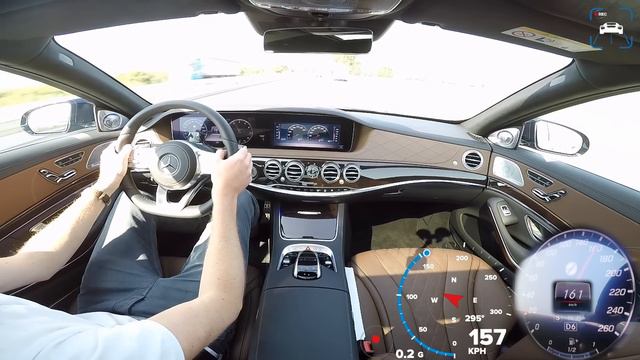Mercedes Benz S560 TOP SPEED on AUTOBAHN by AutoTopNL смотреть онлайн