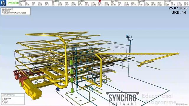 Magicad and Revit MEP design in Synchro 4D PRO. BIM exam at FAGSKULEN VESTLAND смотреть онлайн