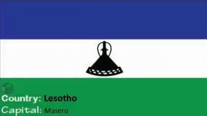 Countries flags and capitals of the world