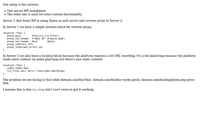 DevOps & SysAdmins: Nginx reverse proxy gives 404 with static content requests смотреть онлайн