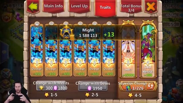 200 Superior Traits and 200,000 gems for a PERFECT Zypherica! Castle Clash смотреть онлайн