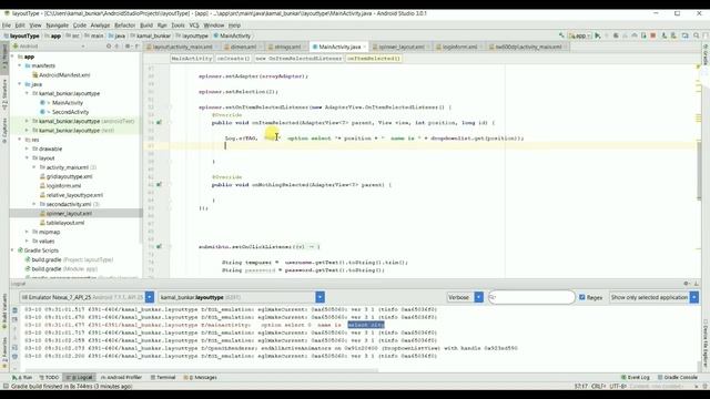 Android Spinner hint, EditText Hint - Android Tutorial смотреть онлайн