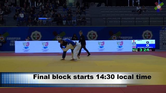 European Judo Open Women - Odivelas 2020 - Day 2 смотреть онлайн