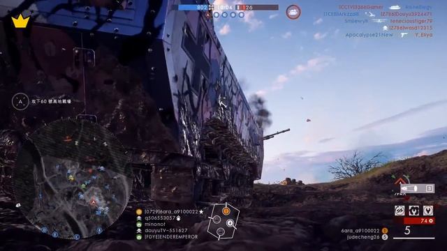 Battlefield 1 Assault tank Anti Airplane Moments #EP3 聖莎蒙防空集錦 смотреть онлайн