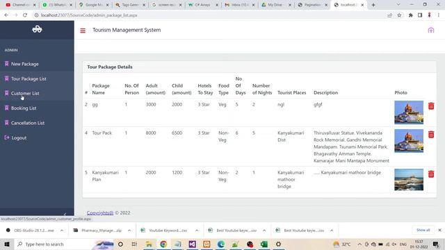 Online Tourism Management System Project Source Code | ASP.Net | SQL Server | Bootsrap | CSS3 | HTM смотреть онлайн